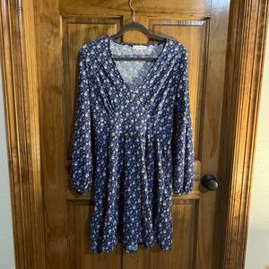 Mango Blue Mini Dress.